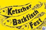 Backfischfest-Logo: Drei Fische mit Schriftzug