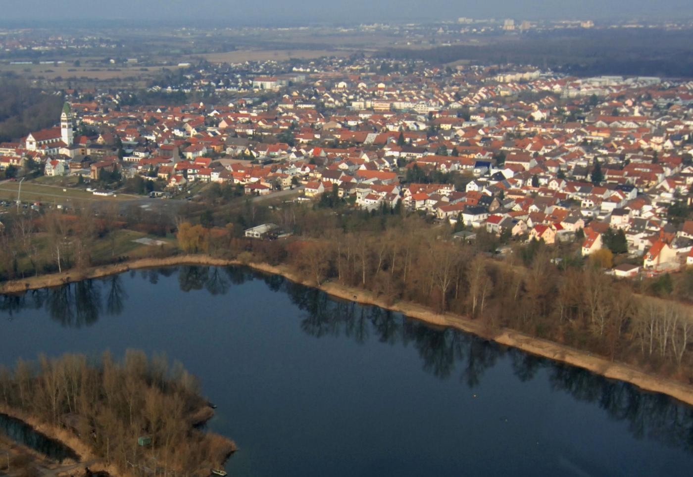 Luftaufnahme von Ketsch