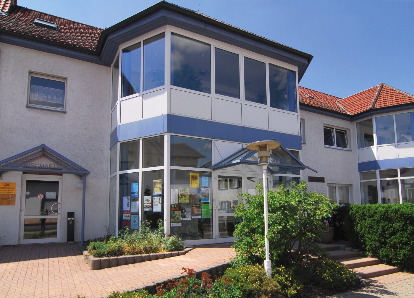 Gebäude-Vorderansicht Ferdinand-Schmid-Haus